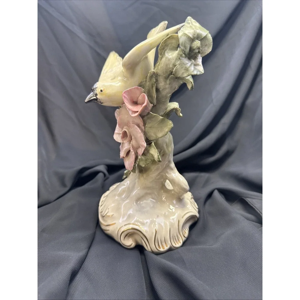 Vintage 1940s Signed Cordey 6023 Porcelain Bird Figurine‎ 9